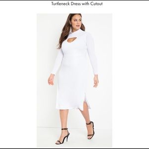 Eloquii White Plus Size Dress